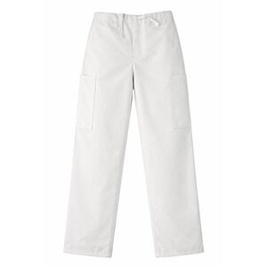 Vintage Life White Medical Scrub‎ Pants Womens XS Cargo Pockets Drawstring
